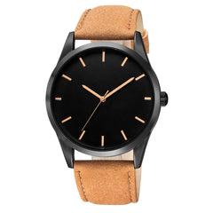 DISU Men Wristwatch Quartz Leather Sport High Quality Clock watches men unique watch for men relogios masculino