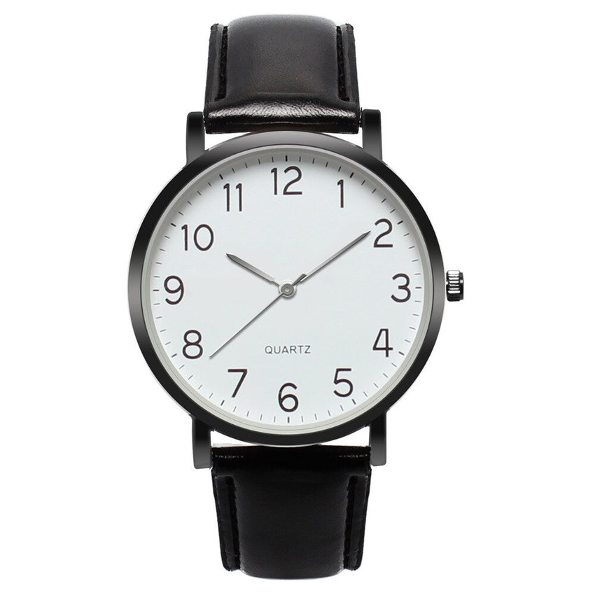Men Women Wrist Watch Simple Business Fashion Leather Quartz Wristwatch Mens Relojes Hombre 2019 heren horloge montre homme