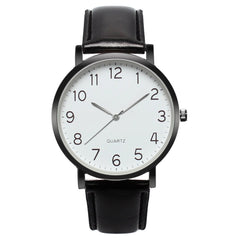 Men Women Wrist Watch Simple Business Fashion Leather Quartz Wristwatch Mens Relojes Hombre 2019 heren horloge montre homme