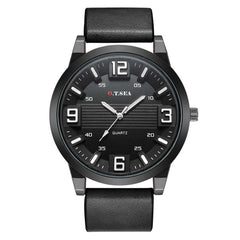 Men's Watch Casual Business Convex Dial Belt Quartz Watches Mens 2019 Men Wristwatch Clock erkek kol saati montre homme