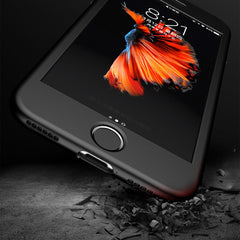 360 Full body Shockproof Phone Case For iphone XS Max 6 6s 7 8 plus Soft Silicone Cover On for iPhone 8 7 Plus X Plus cases
