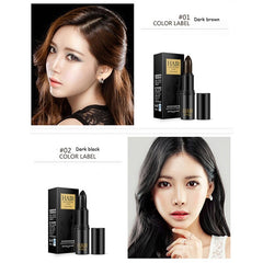 BIOAQUA 1Pc Black Brown Temporary Hair Dye Cream Mild Fast One-off Hair Color Pen Cover Hairline DIY Styling Makeup Stick TSLM1