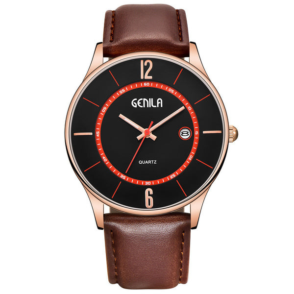 Men's Wristwatch Military Leather Waterproof Date Quartz Analog Army Quartz Watch Man Watches Mens 2019 zegarek meski