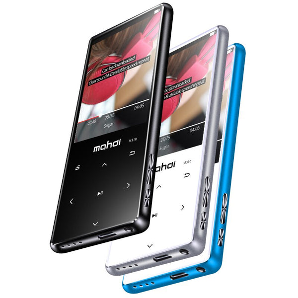 2018 New Arrival All Metal Touch Button HIFI Bluetooth MP3 Music Player 16G Built-in Speaker High Quality Lossless Sound with FM