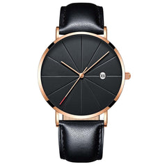 Men's Wristwatch Simple And Unobtrusive Business Leather Strap Casual Quartz Watch Man relojes para hombre horloges mannen