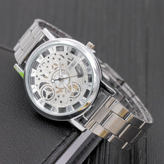 Steel Hollow Design Watches Men Relogio Unisex Retro Masculino Relojes Hombre Quartz Wrist watch Luxury Clock Drop Ship Saati
