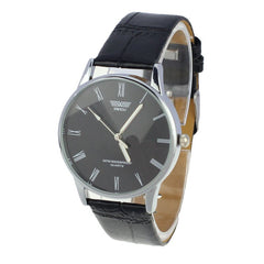 Men's Watch Classic Roman Number Quartz Electronic Leather Watch Man new arrival in men wrist watches wristwatch mens