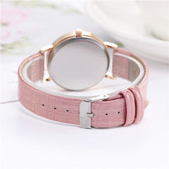 Best Selling  Women Watches Roman Numeral Starry Sky Dial Ladies Quartz Wristwatch Fashion Leather Strap Clock Reloj Mujer@50