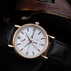 Man Wrist Watch Retro Design Leather Band Analog Alloy Quartz Men Wristwatch Clock Reloj Hombre 2019 saat erkekler