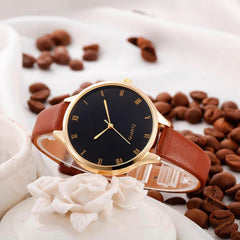 DISU Women Wrist Watch Casual Checkers Faux Leather Ladies Watches women's watch analog quartz vogue Relogio Feminino