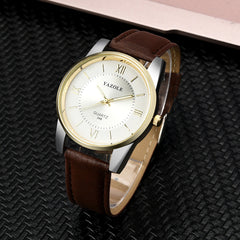 YAZOLE Men Watches 2019 Luxury Brand Stainless steel Leather Band Analog Quartz Wrist Watch Man relogio masculino orologio uomo