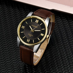 YAZOLE Men Watches 2019 Luxury Brand Stainless steel Leather Band Analog Quartz Wrist Watch Man relogio masculino orologio uomo