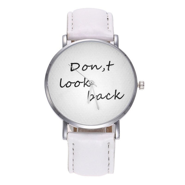 The Current Popular Factor Dicaihong   Don,t Look back Letter Watch Kol Saati Montre Femme  Zegarki Damskie Reloj De Mujer@50