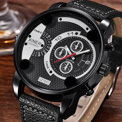 Mens Watches Waterproof Sport Chronograph Quartz Military Wrist Watch Man Reloj Hombre 2019 horloges mannen relogio masculino