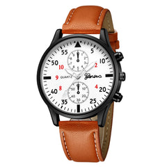 DISU Women Men Watches Leather Military Alloy Analog Quartz Business watch man watches mens 2019 relogios masculino