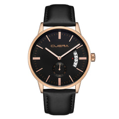 Men's Wrist Watch Military Leather Date Quartz Analog Army Quartz Business wristwatch mens  watches mens 2019 clock men