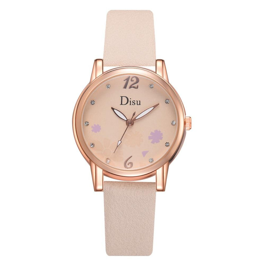 High Quality Women Watches Simple Digital Dial Ladies Fashion Quartz Wristwatch Leather  Strap Clock  Casual Reloj Mujer @50