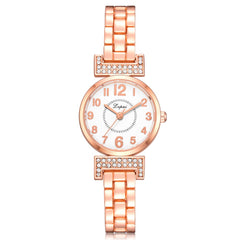 Minimalism Watches Women Roman Numerals  Dial Fashion Ladies Quartz Wristwatch Alloy Strap Casual Clock Dress Reloj De Mujer@50