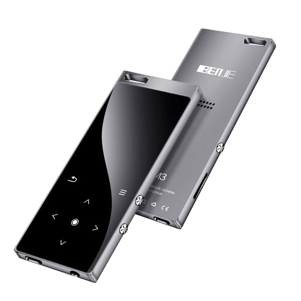 Metal MP3 Player Touch Key Ultrathin MP3 Music Player 1.8 Inch Color Screen Lossless Sound with FM E-book digital voice recorder