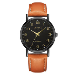 Women Men's Wrist Watch Sport Stainless Steel Case Leather Band Quartz Analog Watch Mens Reloj Hombre 2019 men wristwatch clock