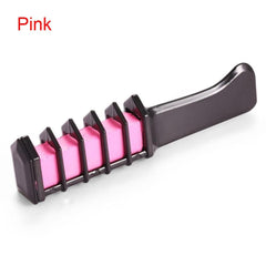 EASY! 1pc Disposable Mini Hair Dye Comb Grey Purple Red Hair Color Chalk Hair Dyeing Tool for Personal Salon Use Crayons TSLM2