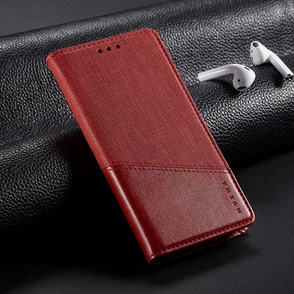 Fashion Magnetic Leather Phone case For Iphone X XS XR XS Max 8 7 6 6s Plus Cases Wallet Flip Book Case Shockproof Back Cover