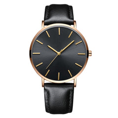 Men's Women Watches Betreasure Ultra Thin Luxury Leather Casual Quartz Wristwatch Mens moda mujer 2019 heren horloge