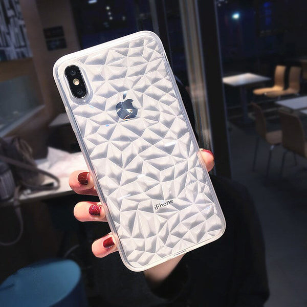 Colorful Frame Transparent Clear Phone Case For Iphone 6 6s plus 7 8plus X XS XR XS Max Soft TPU Full Protective Back Covers