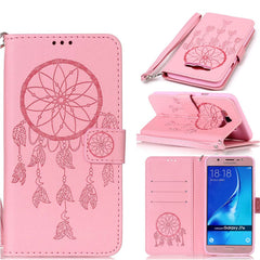 Leather Flip For iPhone 7 6 6s Plus SE 5 5s Case Retro 3D Embossed Dreamcatcher Wallet Cover For Samsung Galaxy S7 S6 edge S5 S4