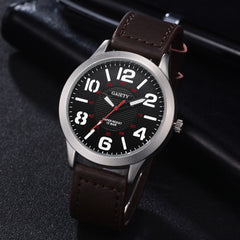 Men Watch Fashion Pattern Quartz Leather Strap Belt Table Watches Man Clock Relojes Hombre 2019 horloges mannen zegarek meski