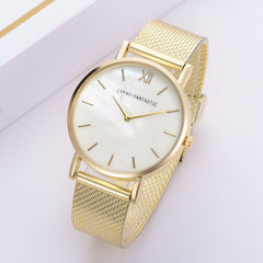 LVPAI Watches For Women Luxury Silver Popular Dial Metal Ladies Bracelet Quartz Clock Ladies Wrist Watch New  @50