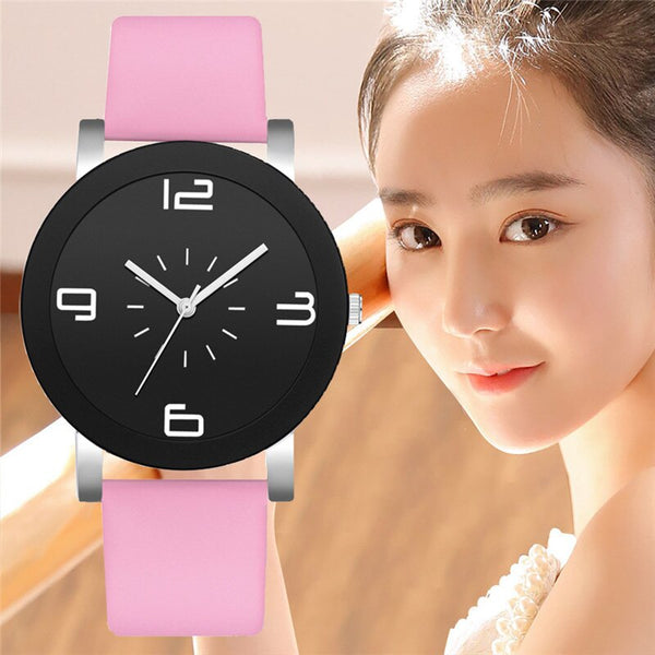 Classic Style Black Sleek Chassis Simple Ladies Reloj De Mujer Clock Watch Women Watches Exquistite Minimalism Luxury Fashion@50