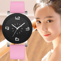 Classic Style Black Sleek Chassis Simple Ladies Reloj De Mujer Clock Watch Women Watches Exquistite Minimalism Luxury Fashion@50