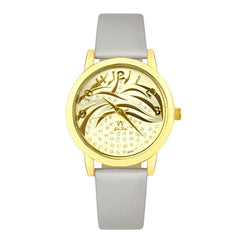 Small Disc With Floral Pattern Simple Style Women's Watches Temperamental Wristwatches Luxury Orologio Donna @50