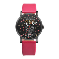 Horloge Dames WOK18302 Fashion Cute Dog Character Pattern Watch Fresh Style Ladies' Watch Popular With Women Relogio Feminino@50
