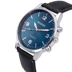 Men Watch Business Leather Strap Sports Simulated Quartz watch man new arrival in men wrist watches wristwatch mens