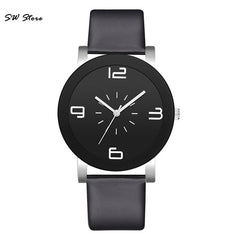 Classic Style Black Sleek Chassis Simple Ladies Reloj De Mujer Clock Watch Women Watches Exquistite Minimalism Luxury Fashion@50
