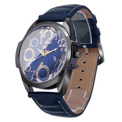 Man Wristwatch Fashion Luxury Business Large Dial Leather Belt Quartz Watch big dial watches for men zegarek meski orologio uomo