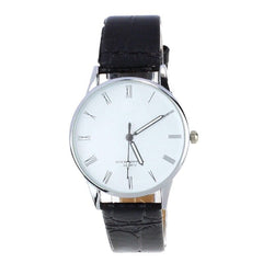 Men's Watch Classic Roman Number Quartz Electronic Leather Watch Man new arrival in men wrist watches wristwatch mens