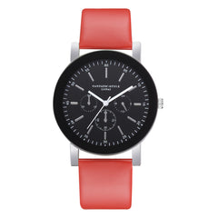 Featured Women Watches Black Scale Disc Business Ladies Quartz Wristwatch Leather Strap Simple Clock Fashion Relojes Mujer@50