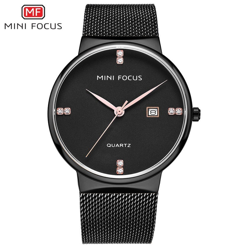 MINI FOCUS Men Watches 2019 Luxury Brand Wristwatch Mens Quartz Watch Men Waterproof Stainless Steel Clock Man Relogio Masculino