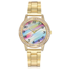 Women's Watches Casual watch De Mujer Zegarki Damskie Rainbow Dial Vintage Belt Ladies Exquisite Clock Bayan Saat@50