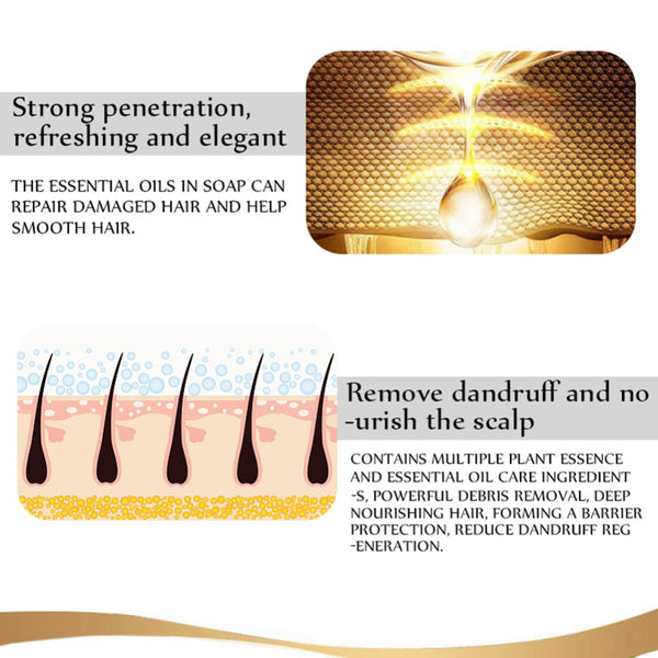 Organic Handmade Hair Shampoo Soap Oil Control Nourishing Shampoo No Chemicals Preservatives Zero Plastic Pure Hair Care