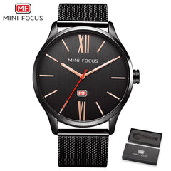 MINI FOCUS Famous Wristwatch Mens Watches Top Brand Luxury Male Clock Men's Watches Quartz Watches Men Clock Relogio Masculino