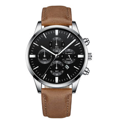 Man Watches Military Sports Luxury Analog Sport Leather Quartz Wristwatch Mens Montre Homme 2019 relojes para hombre