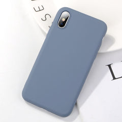 TIKITAKA Shockproof Soft Silicone Phone Case For iPhone X XS XR XS Max 8 7 6 6S Plus Candy Color Rubber Protection Back Cover