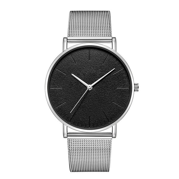Hot Sale Women Watch Large Dial Thin Scale Clock  Business Leather Strap Quartz  Ladies  Wristwatch Simple Zegareki Damsk@50