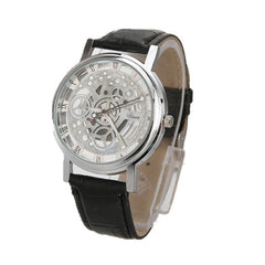 DISU Men Watch Stainless Steel Quartz Military Sport Leather Band Watch Man vintage men wristwatch clock mens watches