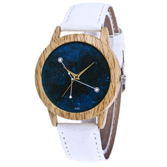 The Dial Is A Temperament Ladies Watch With A Dot On The Characteristic Wood Grain Table Women's Watches Bayan Kol Saaty @50