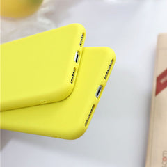 Candy colors Silicone Cases for iPhone 7 8 Plus cover capa For iPhone X XS Max XR Case on iPhone 7 6 6S 8 Plus X coque
